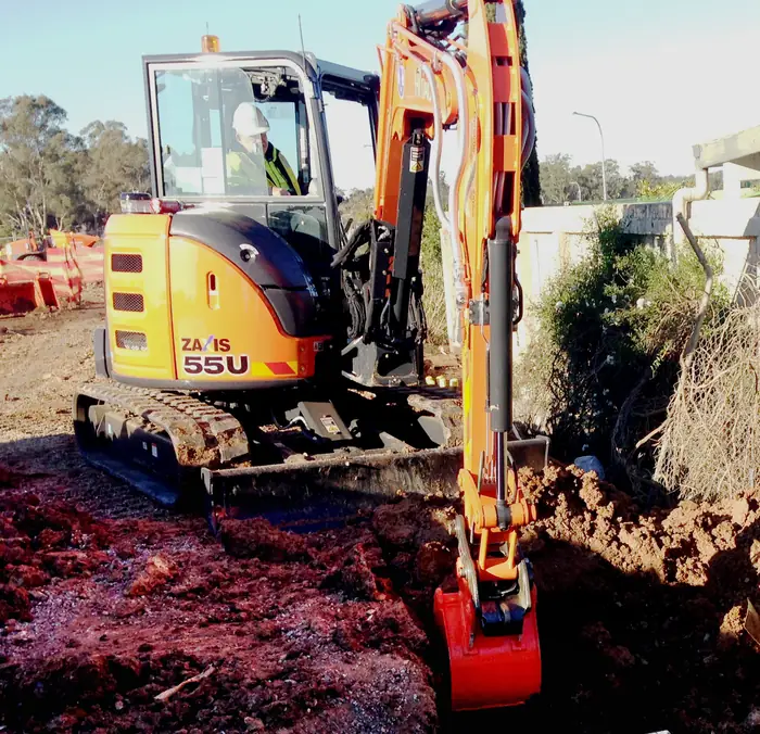 Excavation work at Kellyville